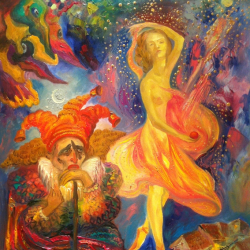  Clown et ballerine  80X60   2014