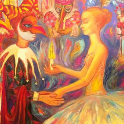 Bouffon et Ballerine  80X60   2014