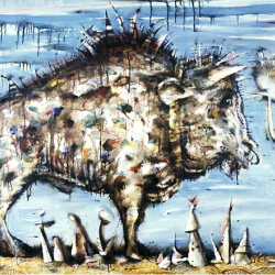 fille et le taureau